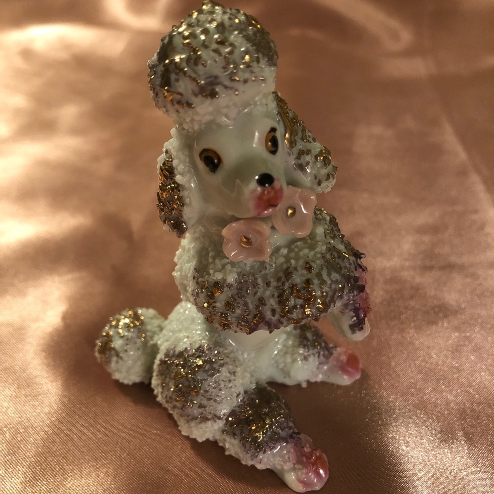 Vintage Japan Poodle Dog Figurine
